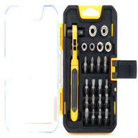 HZF-8652 23pcs Ratchet Screwdriver&Bits Set