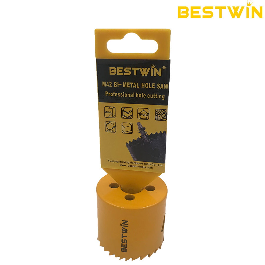 BESTWIN M42 바이메탈 홀쏘 목재 및 천장 패널 샘플 절단용 제품