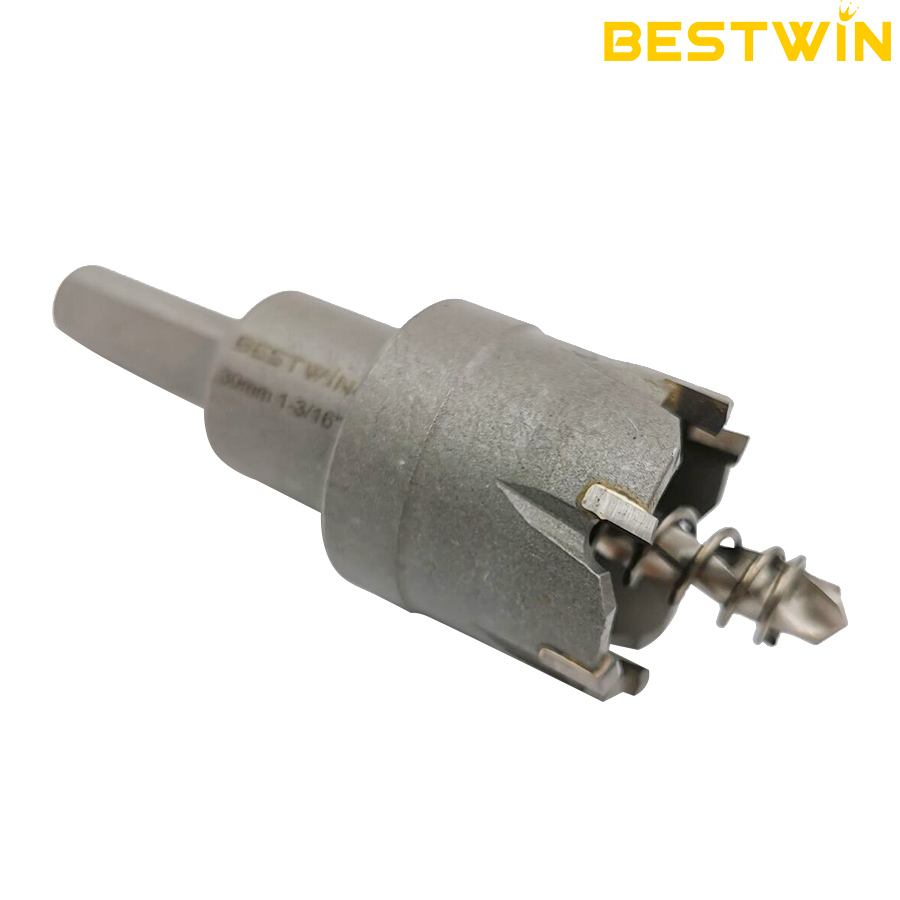 TCT hole saw for steel control-cabinet and enclosure openings