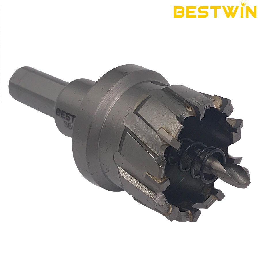 Bestwin heavy-duty tungsten carbide hole saw for stainless refrigeration service panels