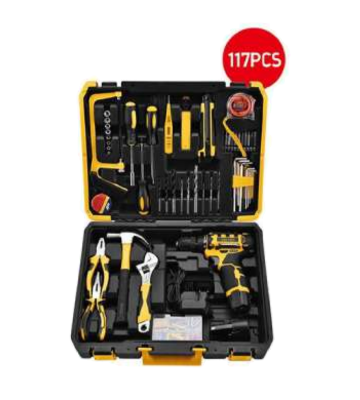 Kit de Furadeira sem Fio 117PCS BS6016