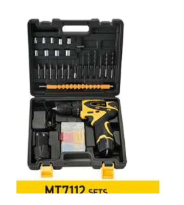 Conjunto de Furadeira sem Fio 24PCS MT7112