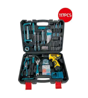 117PCS Cordless Drill Set B7012