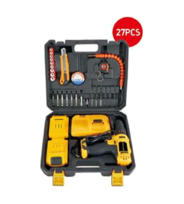27PCS Cordless Impact Drill Set DW6021A-2