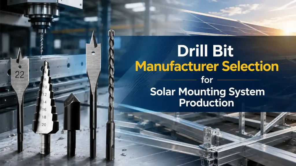 Drill Bit Manufacturer Selection for Solar Mounting System Production