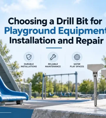 Choosing a Drill Bit for Playground Equipment Installation and Repair