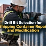 Drill Bit Selection for Shipping Container Repair and Modification