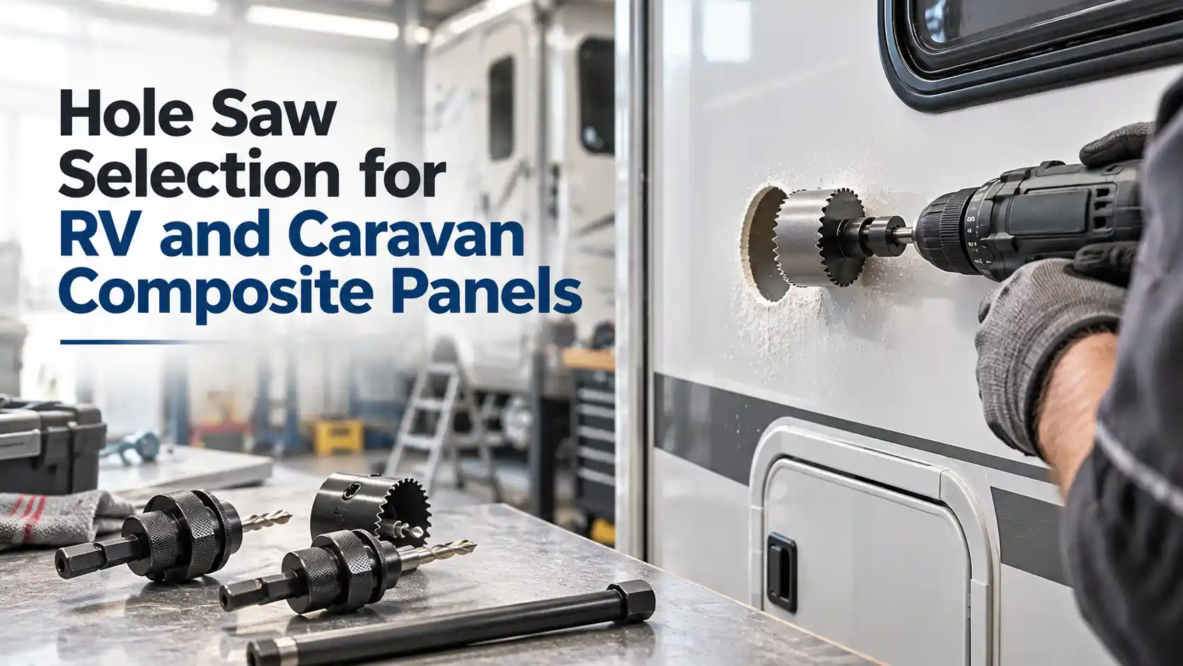 Hole Saw Selection for RV and Caravan Composite Panels