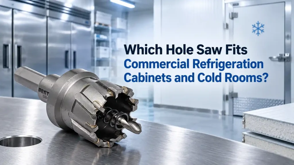 Which Hole Saw Fits Commercial Refrigeration Cabinets and Cold Rooms?